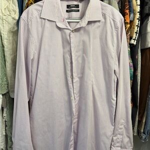 Mexx Men's Light red Micro-Check Dress Shirt